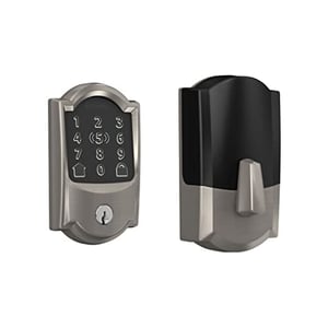 Track Stock of Schlage BE499WB CAM 619 Encode Plus WiFi Deadbolt Smart Lock with Apple Home Key, Keyless 