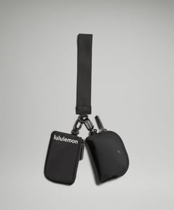 Track Stock of Lululemon Dual Pouch Wristlet - Black
