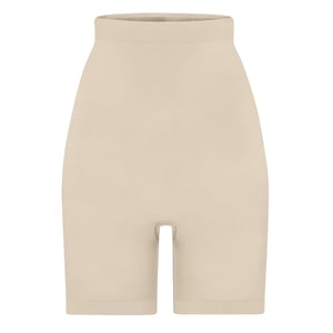 Track Stock of Seamless Sculpt High Waisted Above The Knee Short  - Sand
