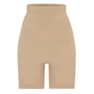 Track Stock of Seamless Sculpt High Waisted Above The Knee Short  - Clay