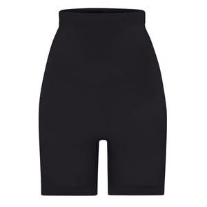 Track Stock of Seamless Sculpt High Waisted Above The Knee Short  - Onyx