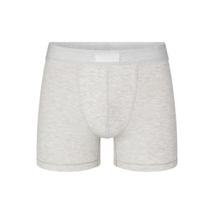Track Stock of Skims Cotton Mens 3 Inch Boxer Brief  - Light Heather Grey