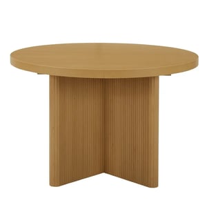 Track Stock of Better Homes & Gardens Lillian Fluted Round Expandable Dining Table - Natural Pine