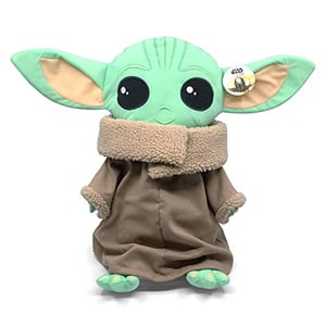 Track Stock of Jay Franco Star Wars The Mandalorian Stylized The Child Plush Stuffed Pillow Buddy Featuri