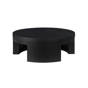 Track Stock of Beautiful Mod Round Coffee Table by Drew Barrymore - Black