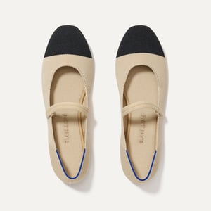 Track Stock of Rothy’s The Square Mary Jane - Cream Captoe