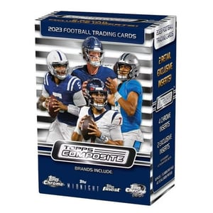 Track Stock of 2023 Topps Composite Football Blaster