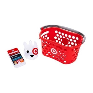 Track Stock of Target Toy Shopping Basket - Red