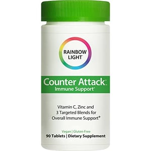 Track Stock of Rainbow Light Counter Attack Immune Support, Dietary Supplement Provides Immune Support, W