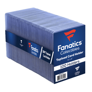 Track Stock of Fanatics Collectibles 35pt 3x4 Top Loaders - 100 Count