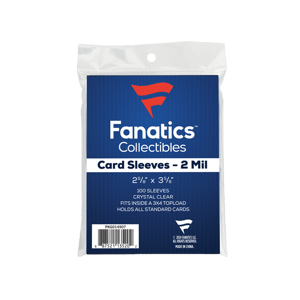 Track Stock of Fanatics Collectibles Soft Sleeves - 100 Count