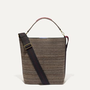 Track Stock of Rothy's - The Bucket Bag - Cacao Herringbone