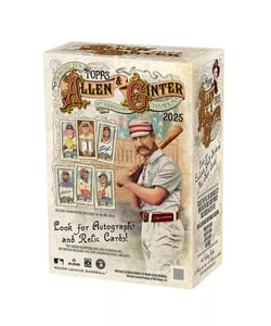 Track Stock of 2025 Topps Allen & Ginter Baseball Value Box