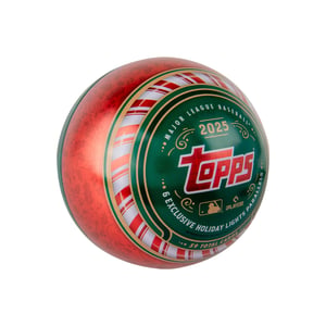 Track Stock of 2025 Topps MLB Holiday Baseball Tin