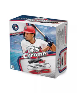 Track Stock of 2025 Topps Chrome Update Series Baseball Mega Box