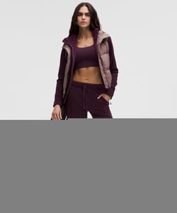 Track Stock of lululemon Scuba High-Rise Short 5" - Black Plum