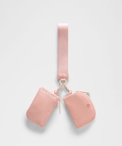 Track Stock of Lululemon Dual Pouch Wristlet - Tea Rose/Parfait Pink
