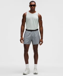 Track Stock of Pace Breaker Linerless Short 5" - Speckled Heather Grey Multi