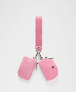 Track Stock of Lululemon Dual Pouch Wristlet - Candy Cloud/Pink Pearl/Silver