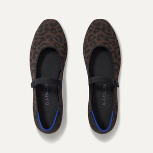 Track Stock of Rothy’s The Square Mary Jane - Classic Cheetah