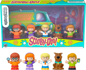 Track Stock of Little People Collector Scooby-Doo Cartoon TV Series Special Edition Set for Fans, 5 Figur