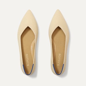 Track Stock of Rothy's The Point II - Marzipan Woven