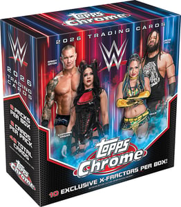 Track Stock of 2026 Topps Chrome WWE Mega Box