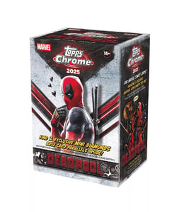 Track Stock of 2025 Topps Chrome Deadpool Value Box
