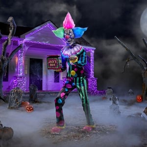 Track Stock of 6 FT Halloween Classics Animated LED Neon Nightmare