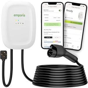 Track Stock of Emporia Energy Emporia Classic Level 2 Ev Charger - White - Ccs / J1772 - Nema 14 50