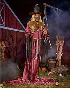 Track Stock of 9 Ft 5 In Sinister Straw Man Animatronic