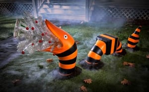 Track Stock of Ground Breaking Giant Snake Decoration