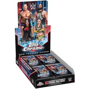 Track Stock of 2026 Topps Chrome WWE Hobby Box