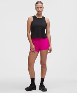 Track Stock of Lululemon Hotty Hot High-Rise Lined Short 2.5" - Pink Flare