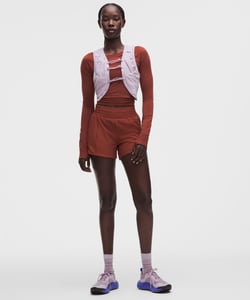 Track Stock of Lululemon Hotty Hot High-Rise Lined Short 4" - Cranberry Charm