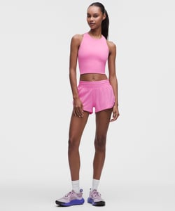 Track Stock of Lululemon Hotty Hot High-Rise Lined Short 2.5" - Sweet Sorbet
