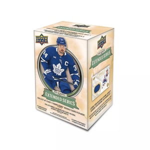 Track Stock of 2025-26 Upper Deck NHL Extended Series Hockey Trading Card Blaster Box