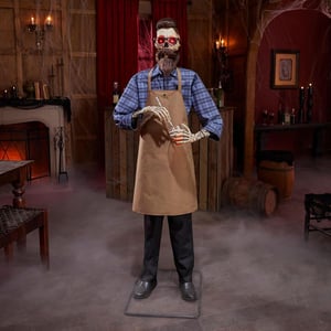 Track Stock of 6 FT Grave & Bones Animated LED John the Last Call Mixologist