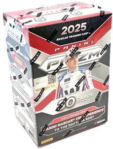 Track Stock of 2025 Panini Prizm NASCAR Racing Blaster Box