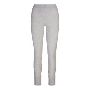 Track Stock of Skims Cotton Rib Legging  - Light Heather Grey