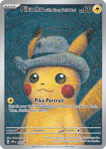 Track Stock of Pokemon Pikachu Van Gough Card