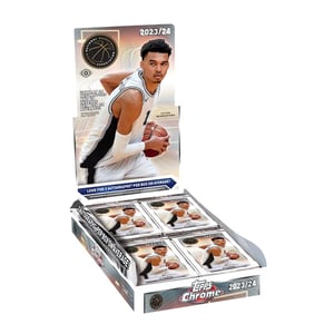 Track Stock of 2023-24 Topps Chrome Basketball Hobby Box Track Stock of 2023-24 Topps Chrome Basketball Hobby Box