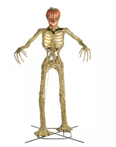 Track Stock of 12 ft. Inferno Pumpkin Skeleton