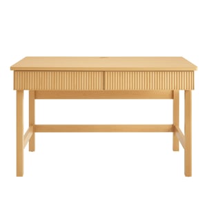 Track Stock of Better Homes & Gardens Lillian Fluted Desk, Natural Pin