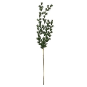 Track Stock of Green Pine Waterfall Christmas Pick, 18 in, by Holiday 