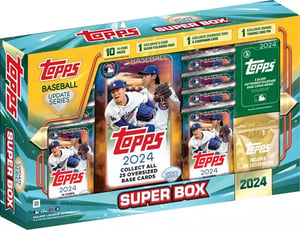 Track Stock of 2024 Topps Baseball Updates Super Box Track Stock of 2024 Topps Baseball Updates Super Box