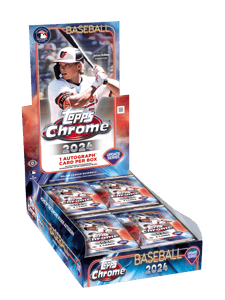 Track Stock of 2024 Topps Chrome Update Hobby Box Track Stock of 2024 Topps Chrome Update Hobby Box