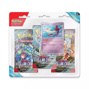Track Stock of Pokemon Stellar Crown Three-Booster Blister Tinkaton