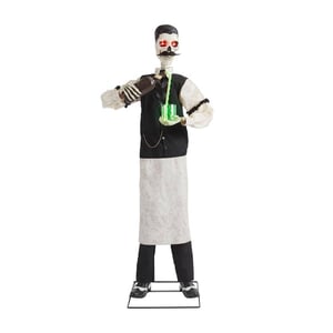 Track Stock of 6 ft. Animated Dean Deathologist by Home Depot