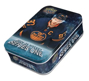 Track Stock of 2024-2025 Upper Deck Series One Hockey Collector Tin Track Stock of 2024-2025 Upper Deck Series One Hockey Collector Tin